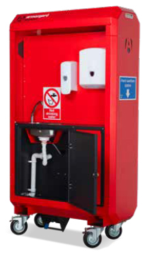 Multi-Purpose Mobile Solution for Both Sanitising & Cold-Water Hand Washing